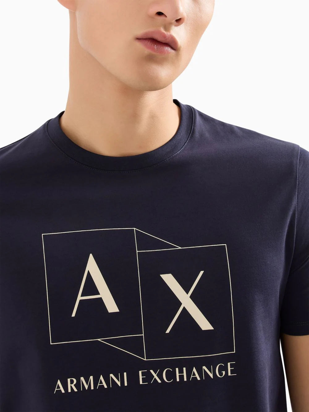 Armani Exchange  logo-print cotton T-shirt