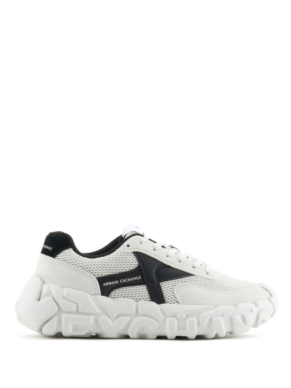 Armani Exchange chunky logo-sole sneakers