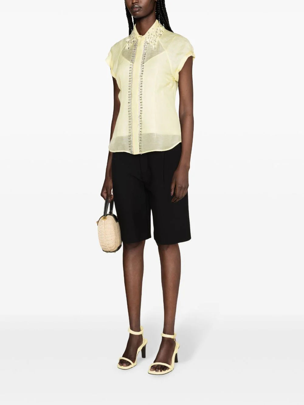 ZIMMERMANN Diamante crystal-embellished shirt