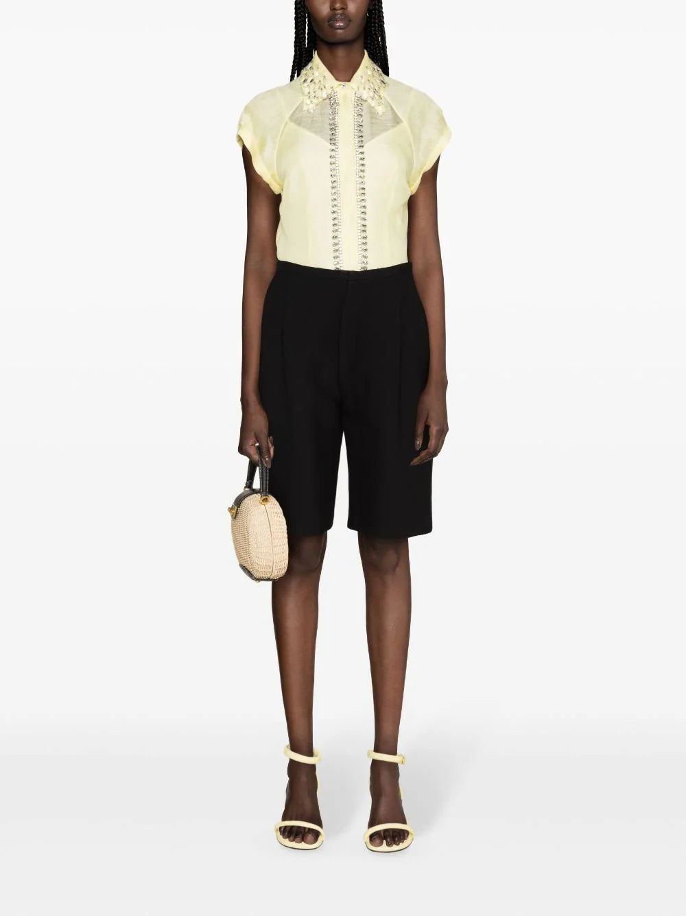 ZIMMERMANN Diamante crystal-embellished shirt