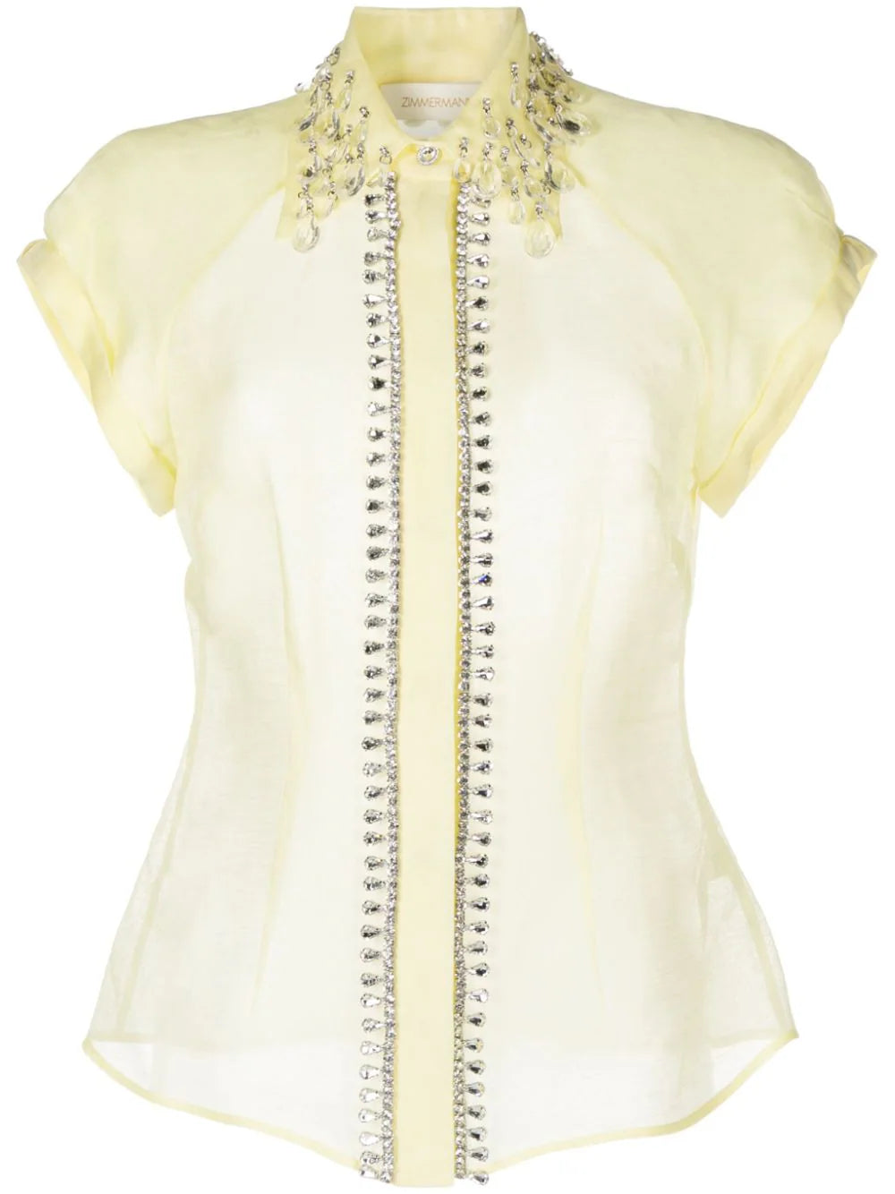 ZIMMERMANN Diamante crystal-embellished shirt