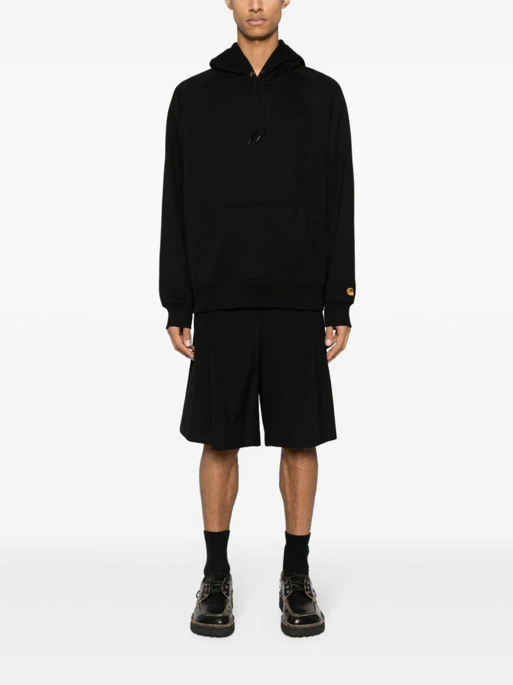 Carhartt WIP logo-print cotton-blend hoodie