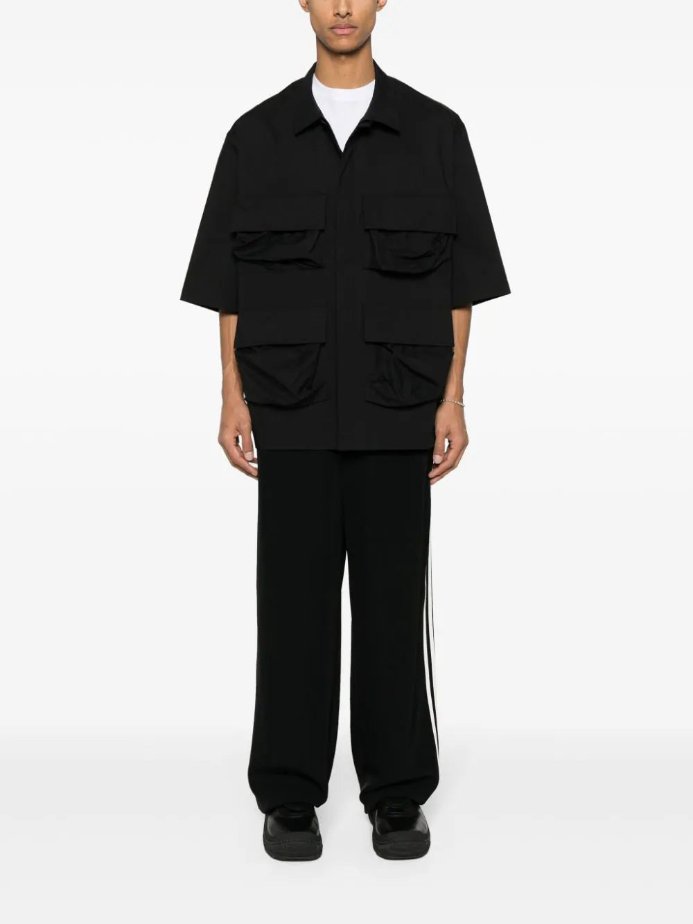 Y-3  logo-print shirt