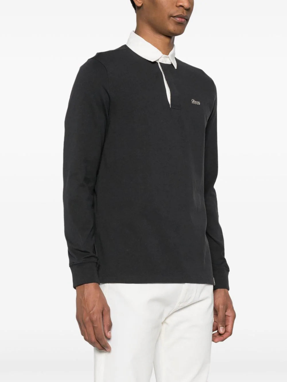 Boggi Milano embroidered-logo cotton polo shirt