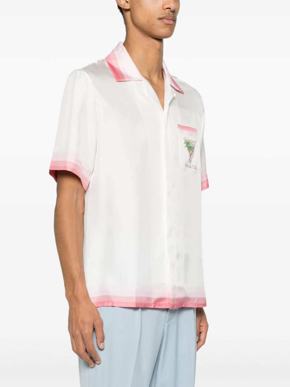 Casablanca Tennis Club Icon silk shirt