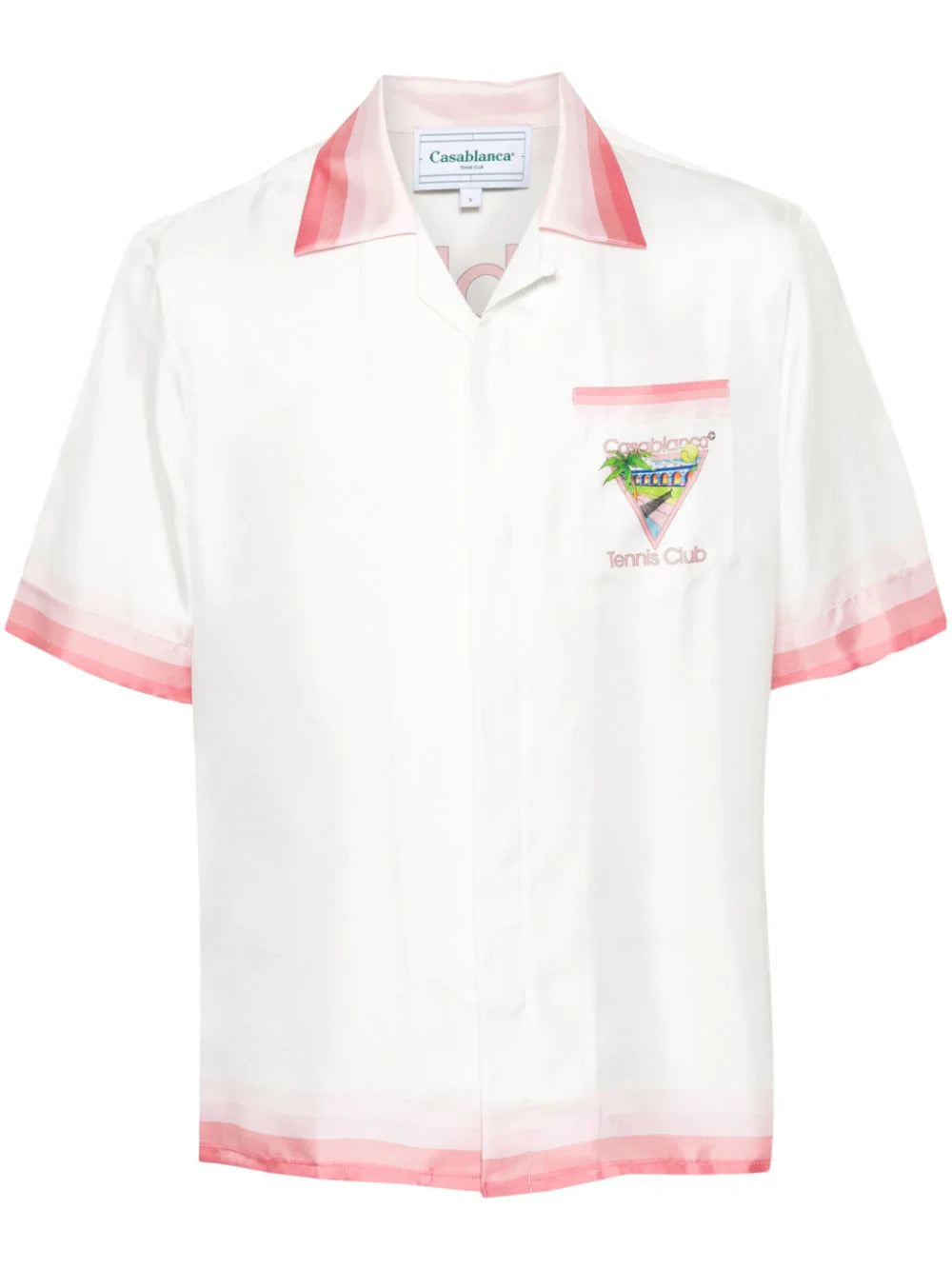 Casablanca Tennis Club Icon silk shirt
