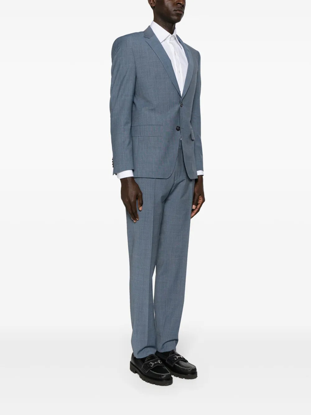 BOSS single-breasted gabardine suit