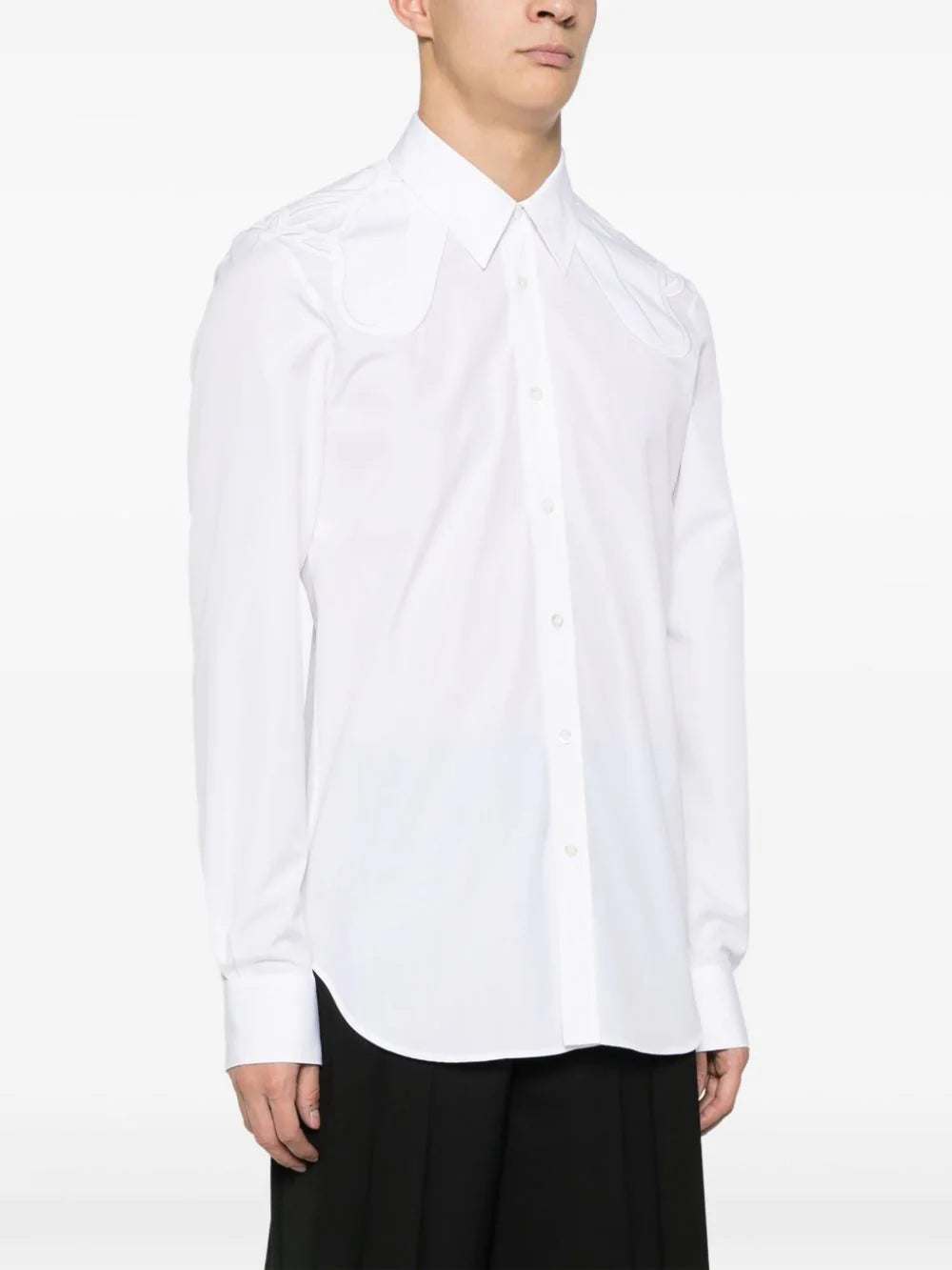 Alexander McQueen long-sleeve cotton shirt