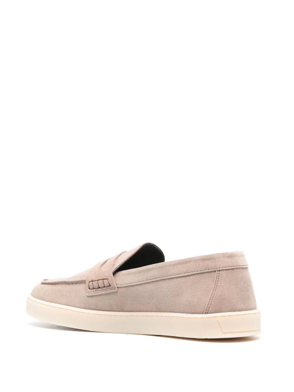 Canali suede slip-on loafers