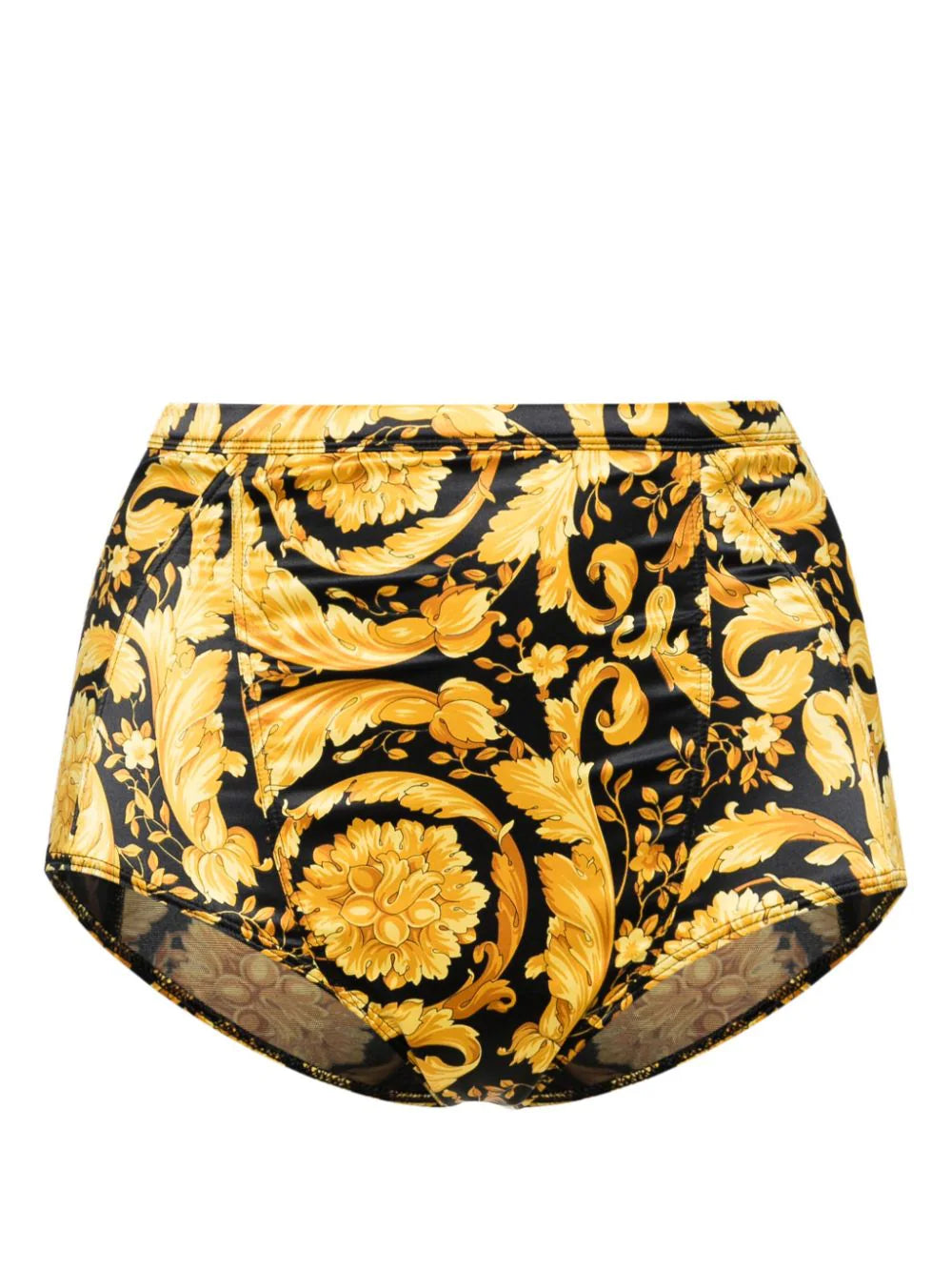 Versace Barocco-print high-waisted briefs
