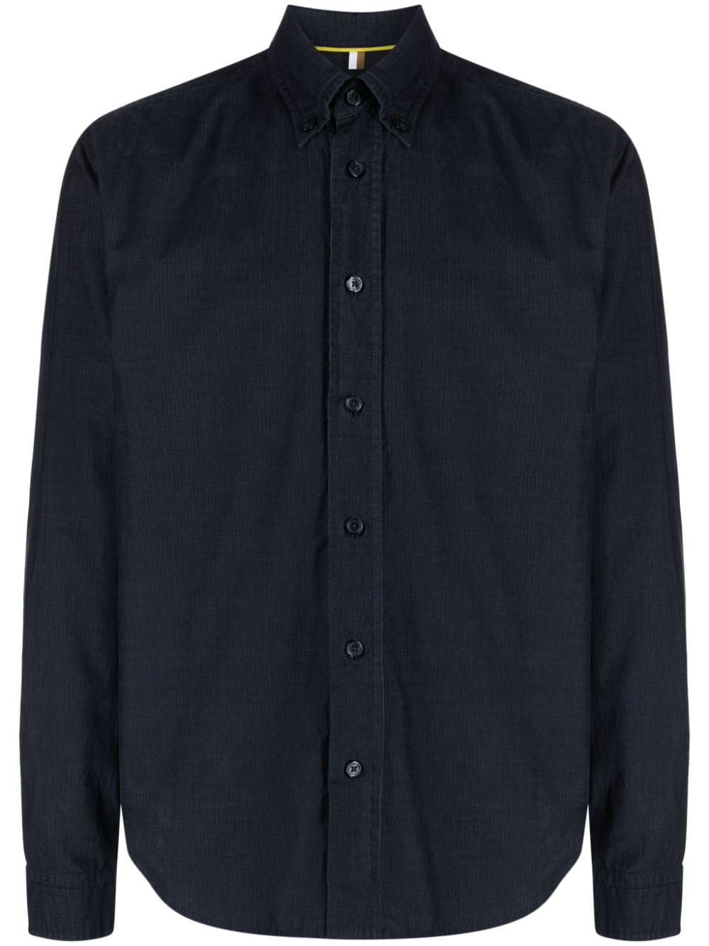 BOSS long-sleeve cotton corduroy shirt