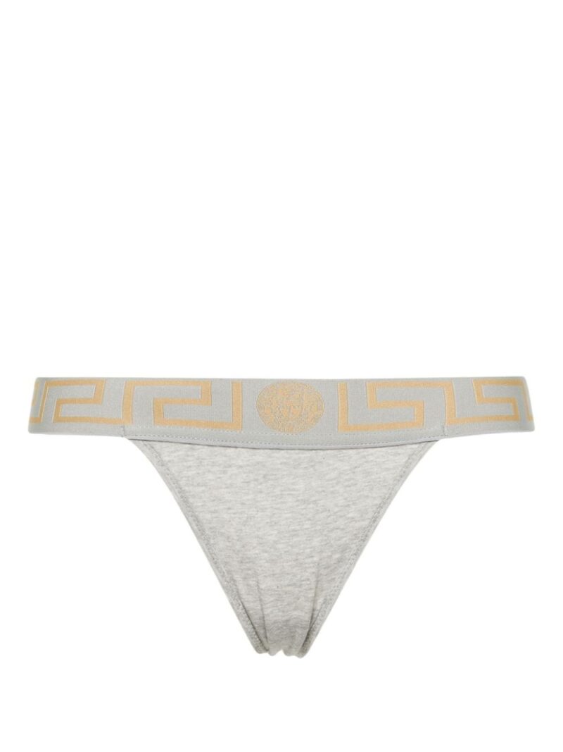 Versace  Greca-waistband jersey thong