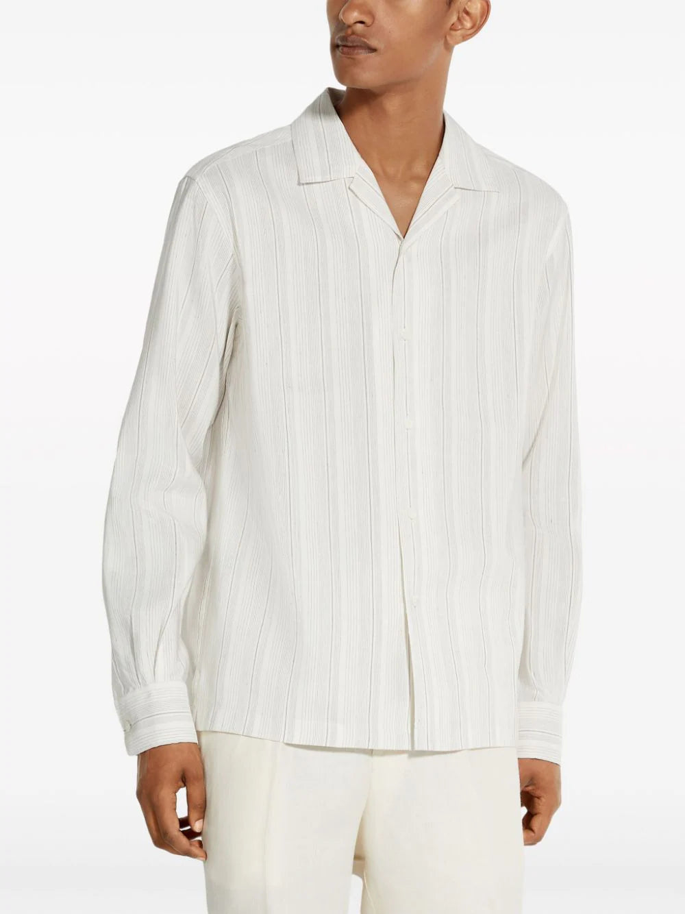 Zegna  striped long-sleeve shirt