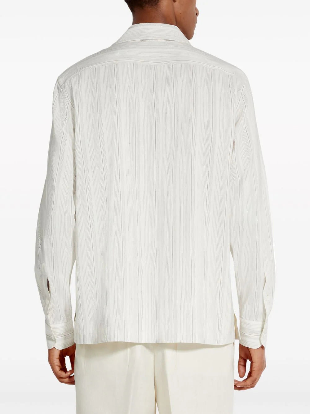 Zegna  striped long-sleeve shirt