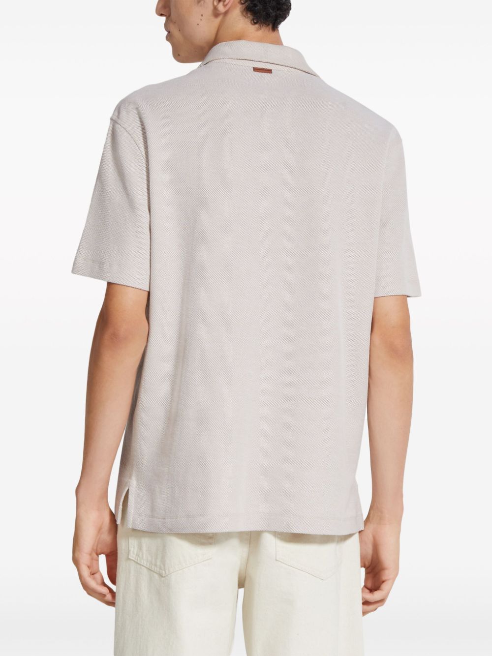 Zegna  waffle-knit cotton T-shirt