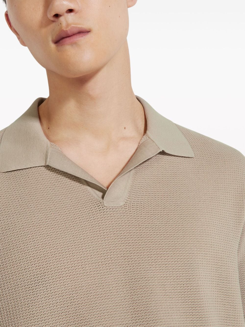Zegna  cotton polo shirt