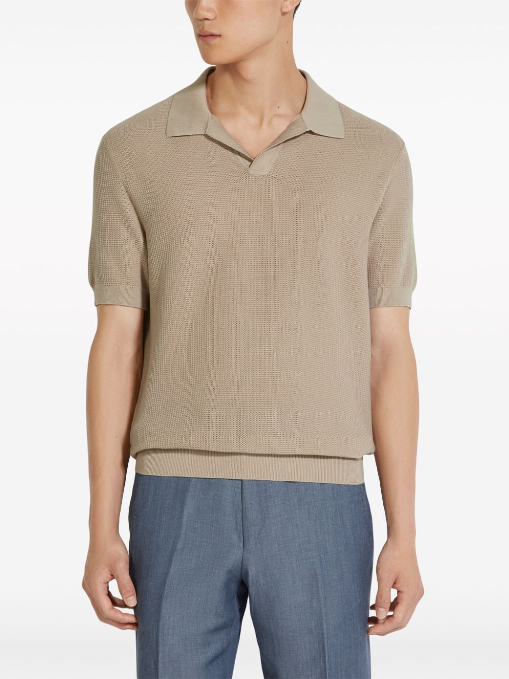 Zegna  cotton polo shirt