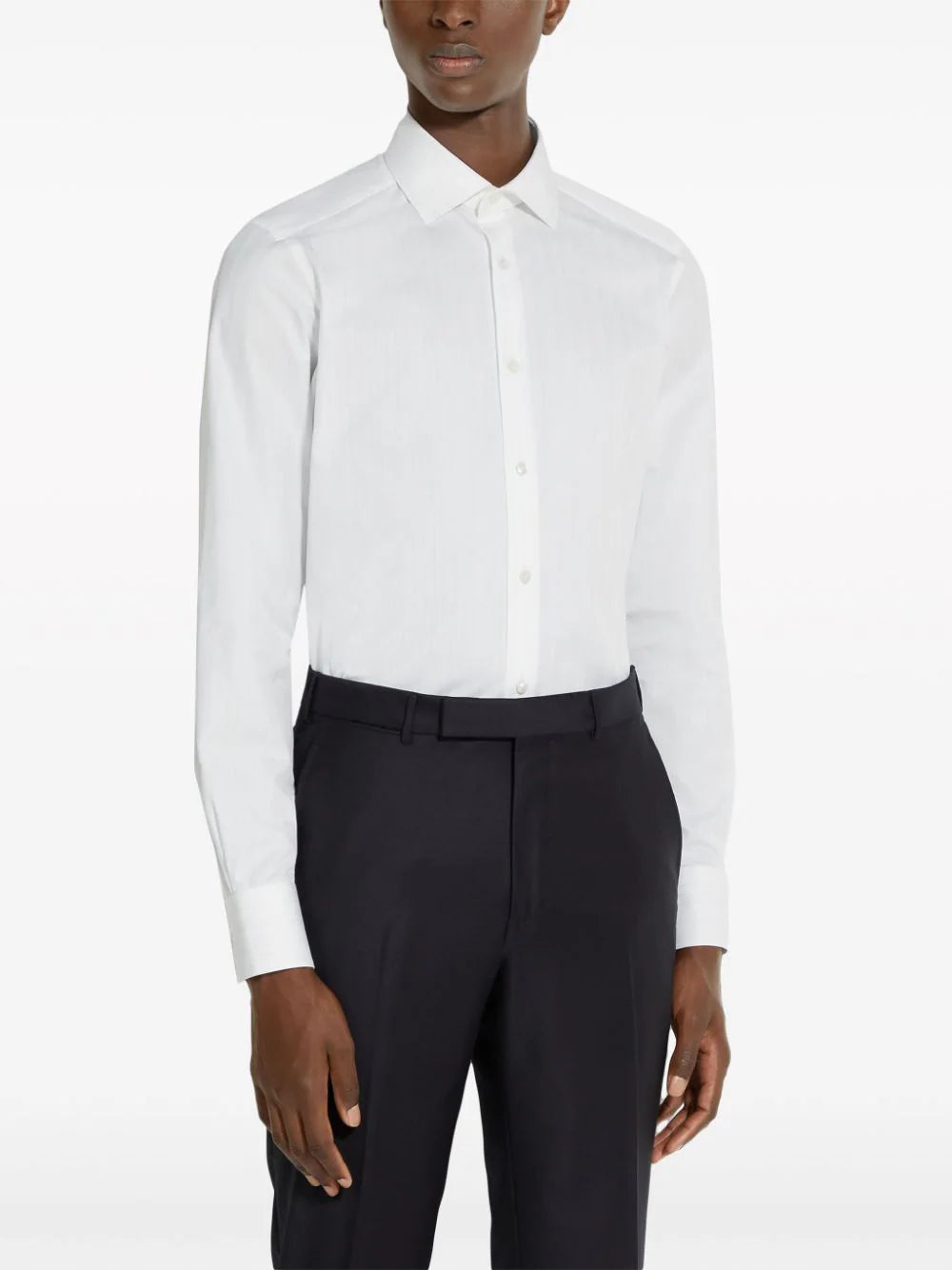 Zegna striped Trecapi-cotton shirt