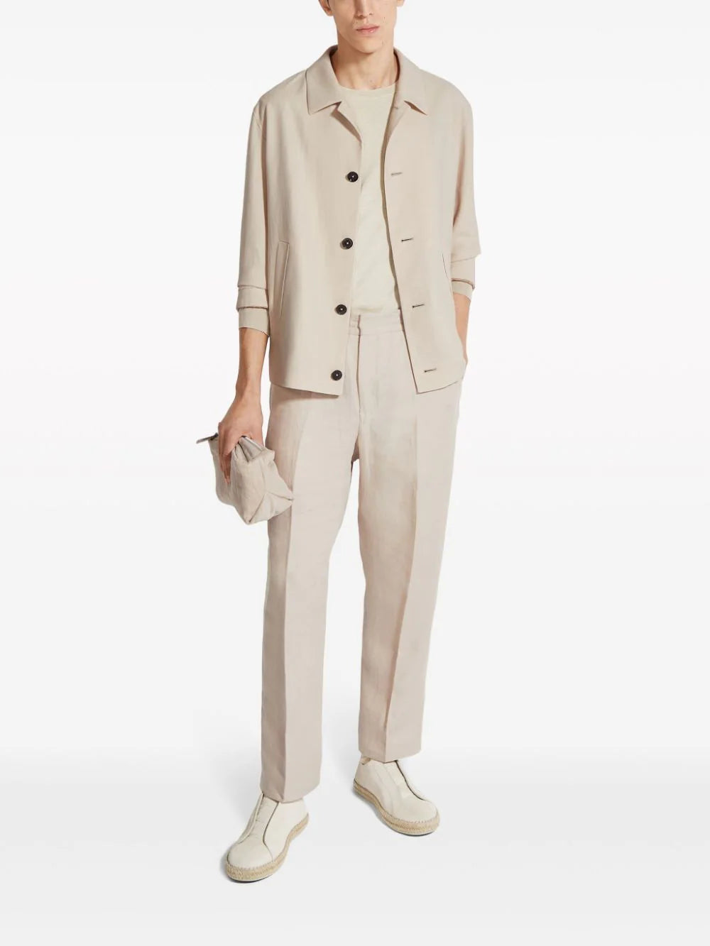 Zegna  Chore linen shirt jeacket