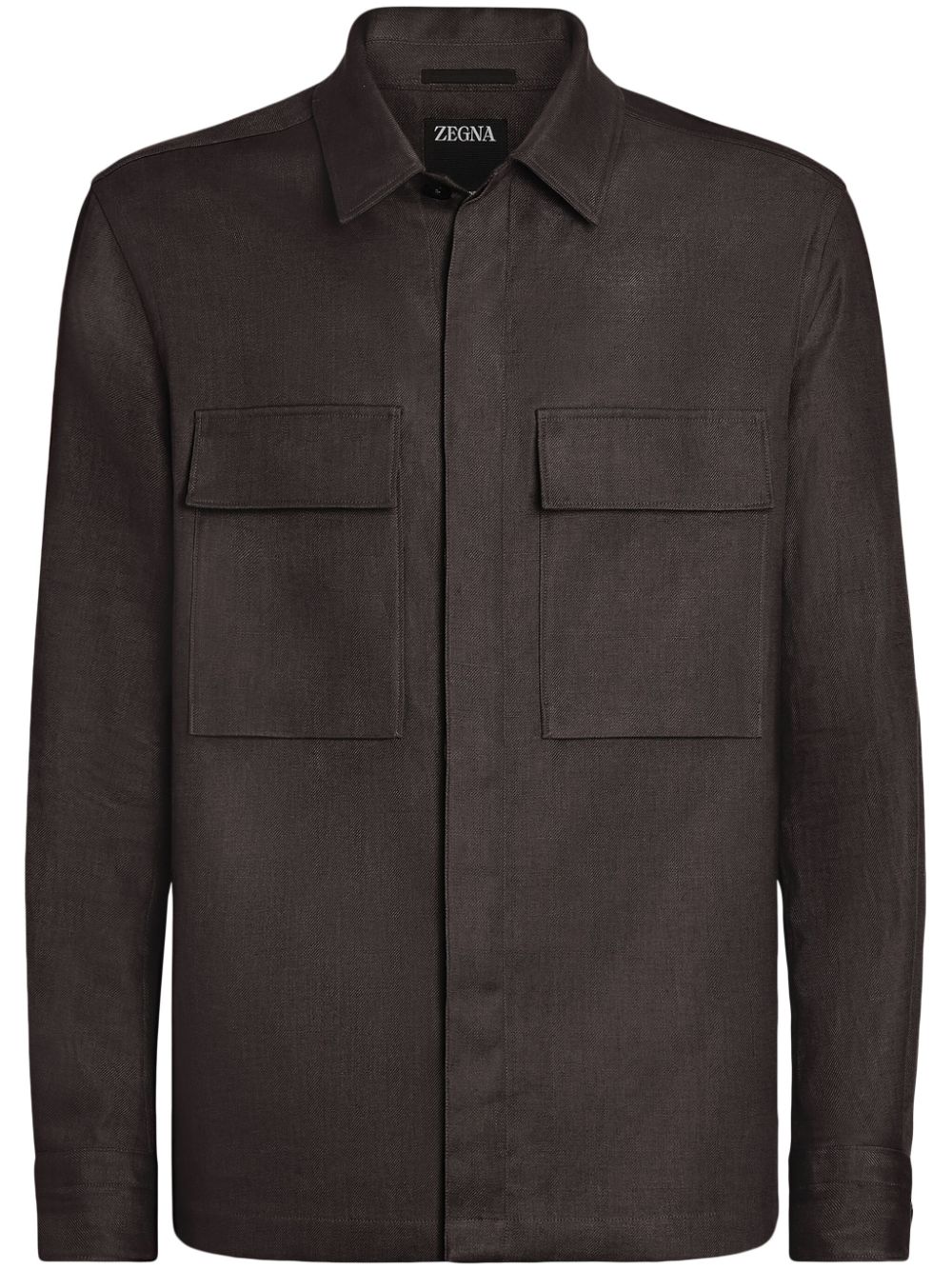 Zegna  linen shirt jacket