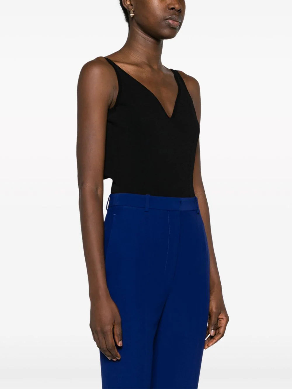 Alexander McQueen  V-neck sleeveless bodysuit