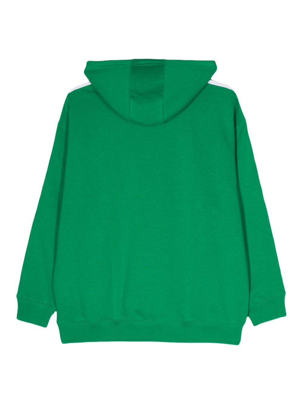 adidas logo-embroidered drop shoulder hoodie