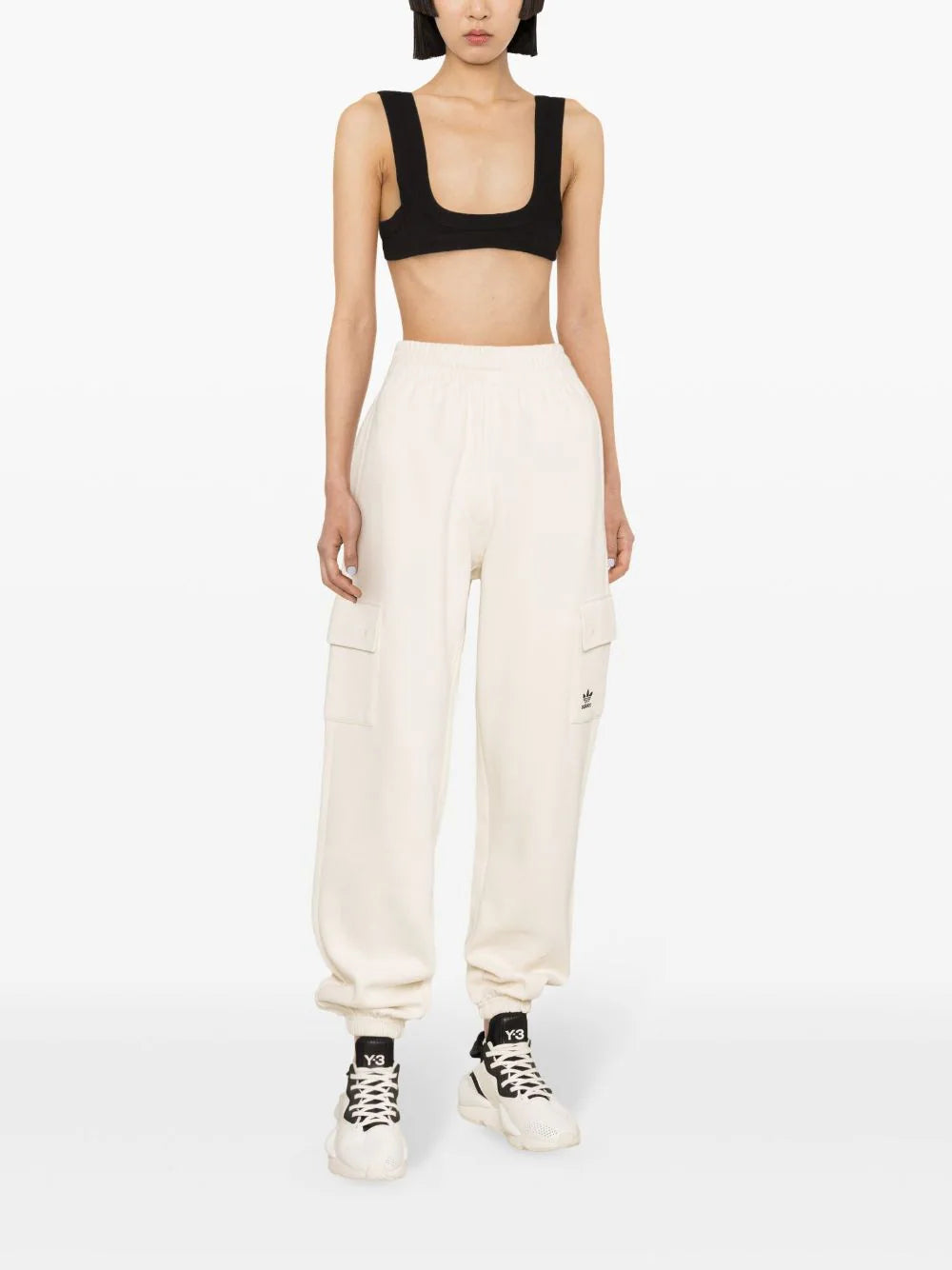 adidas  Wonwhi cotton blend track pants