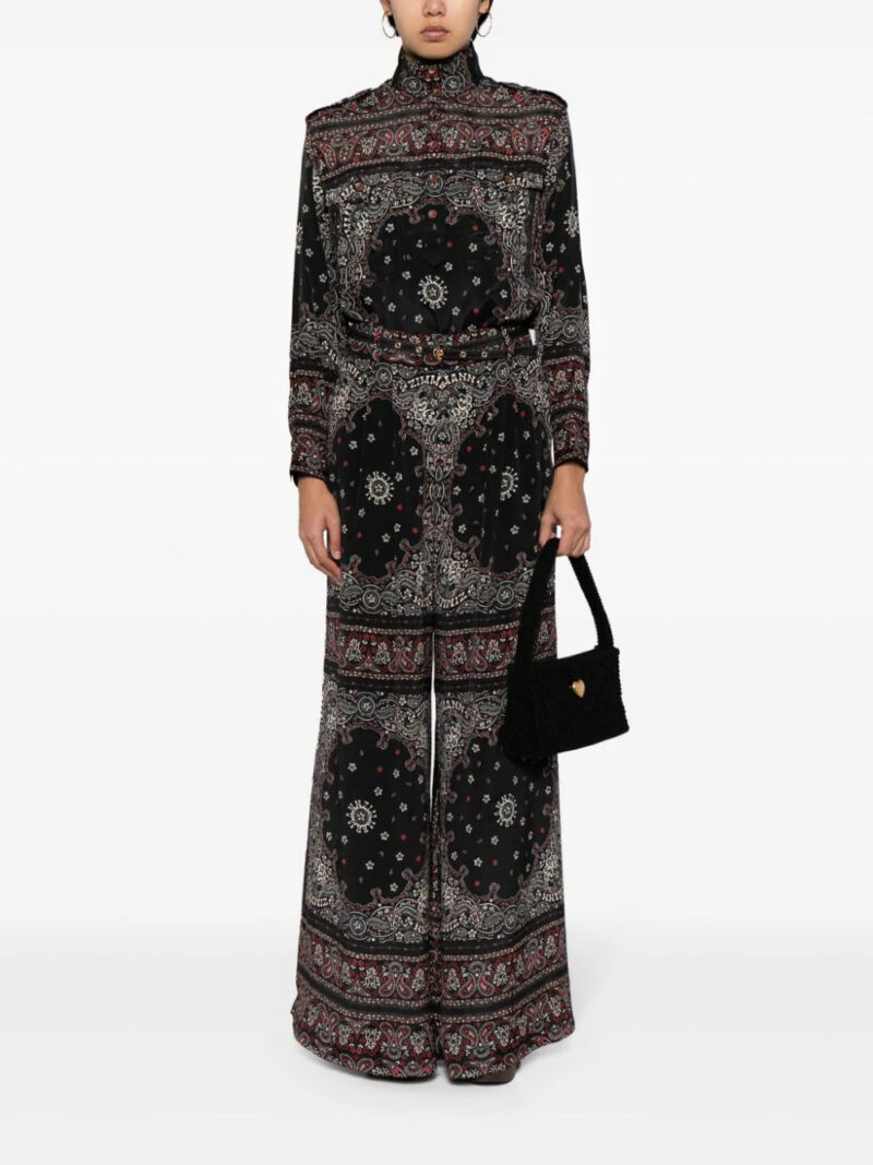 ZIMMERMANN bandana-print wide-leg trousers