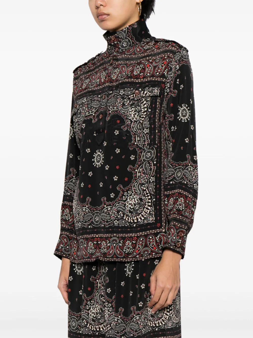 ZIMMERMANN  Utility paisley-print blouse