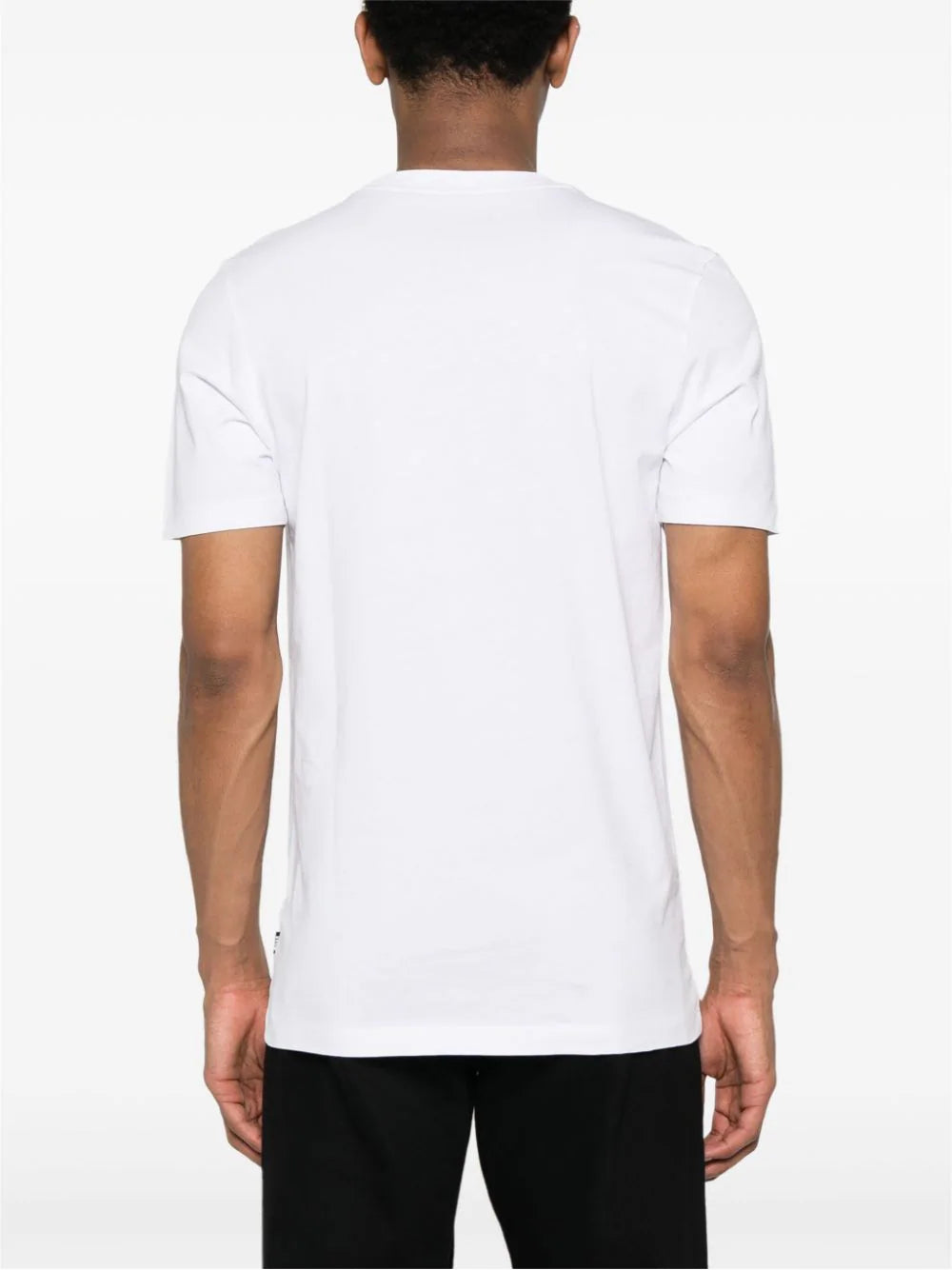 BOSS  logo-print cotton T-shirt