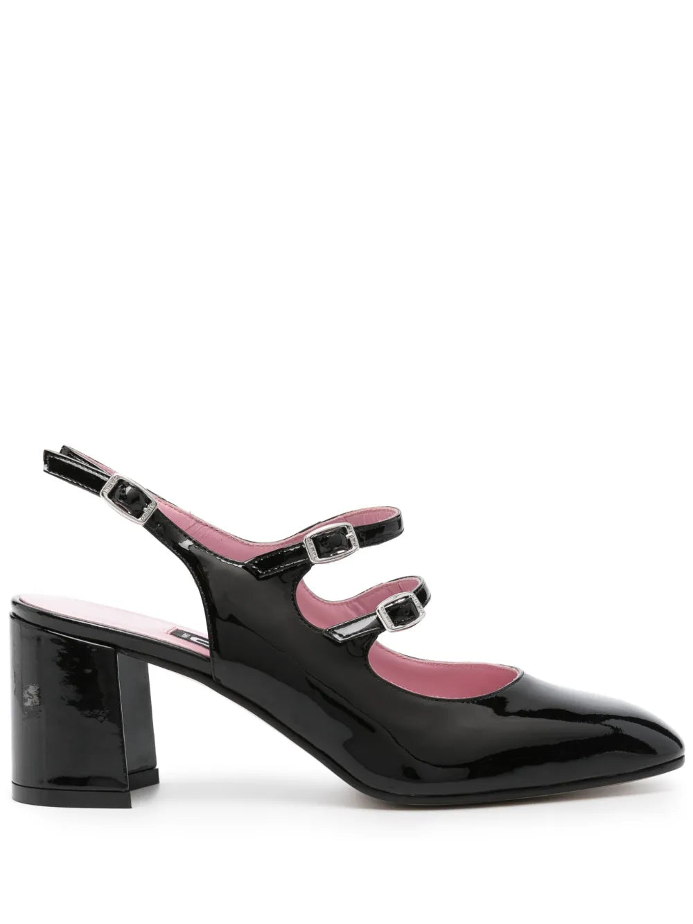 Carel Paris  70mm patent-leather pumps