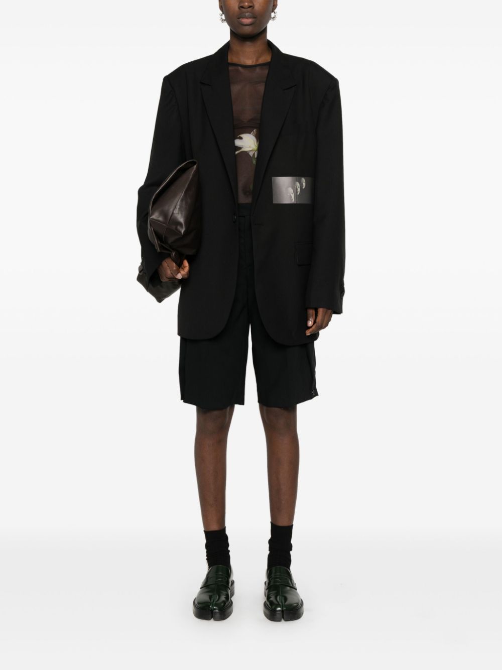 Yuiki Shimoji  graphic-print blazer