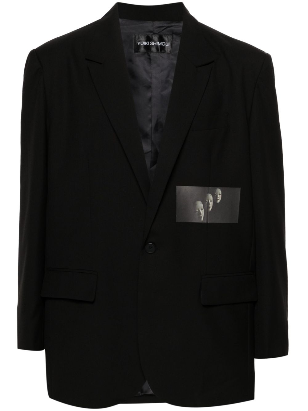 Yuiki Shimoji  graphic-print blazer