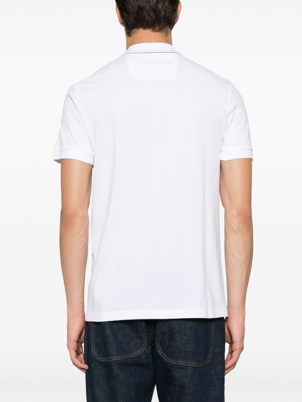 BOSS logo-embroidered polo shirt
