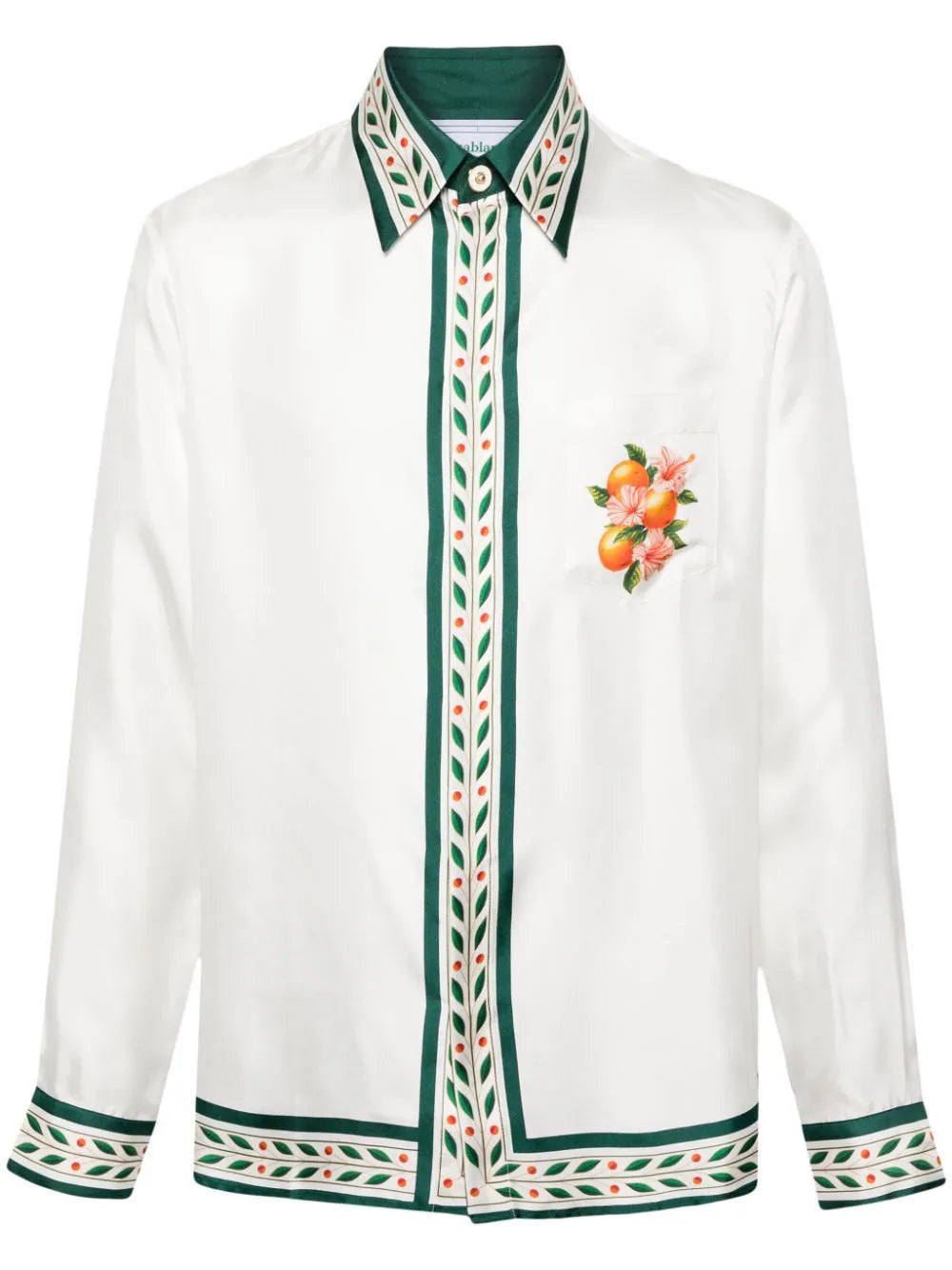 Casablanca  Oranges En Fleur silk shirt
