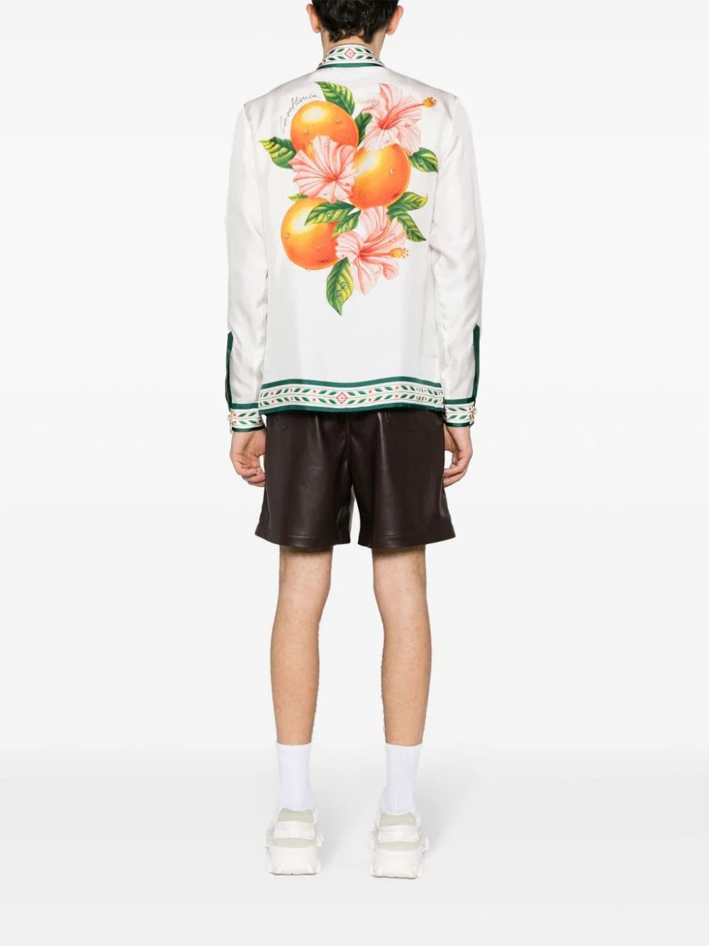 Casablanca  Oranges En Fleur silk shirt