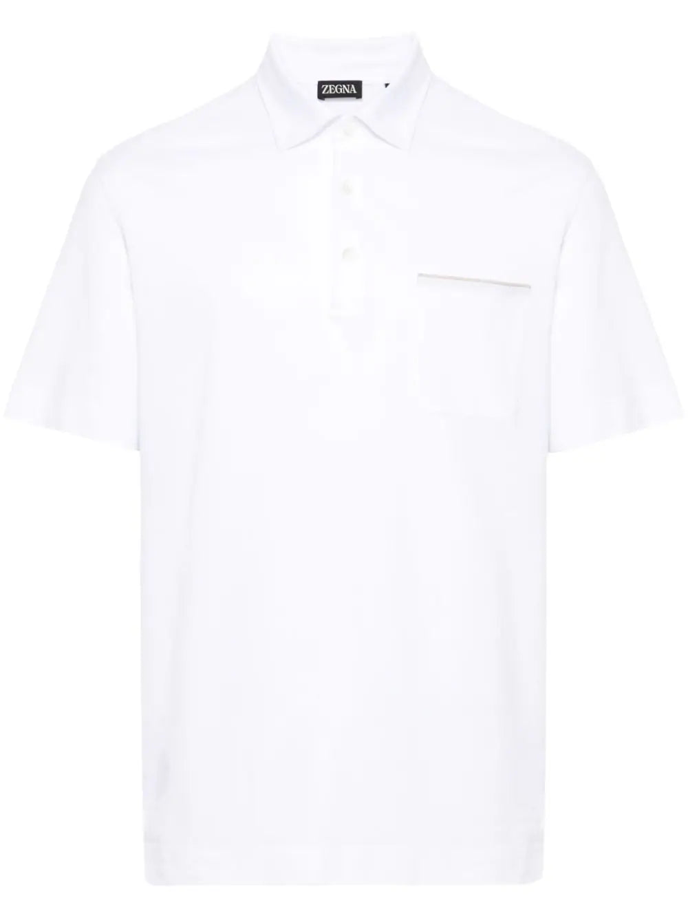 Zegna  chest-pocket cotton polo shirt