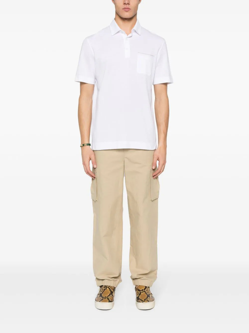 Zegna  chest-pocket cotton polo shirt