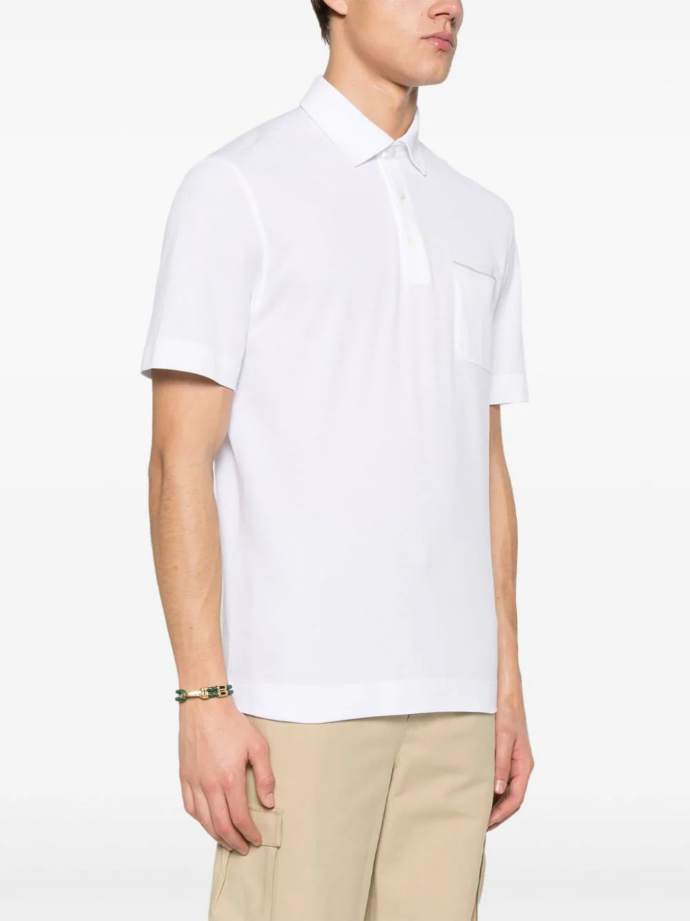 Zegna  chest-pocket cotton polo shirt