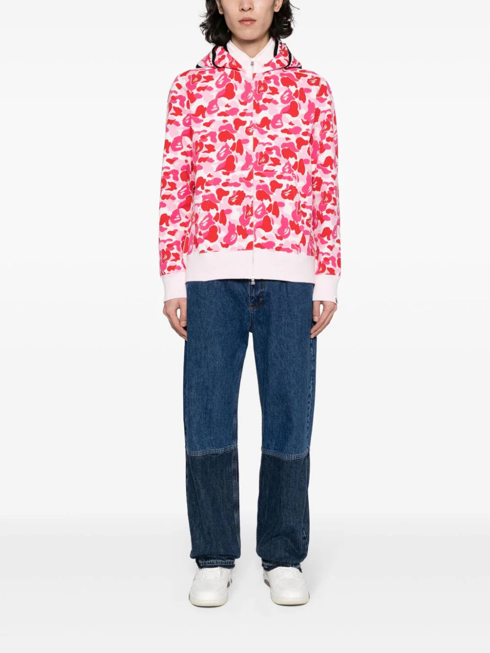 A BATHING APE®  ABC Camo Shark-print hoodie