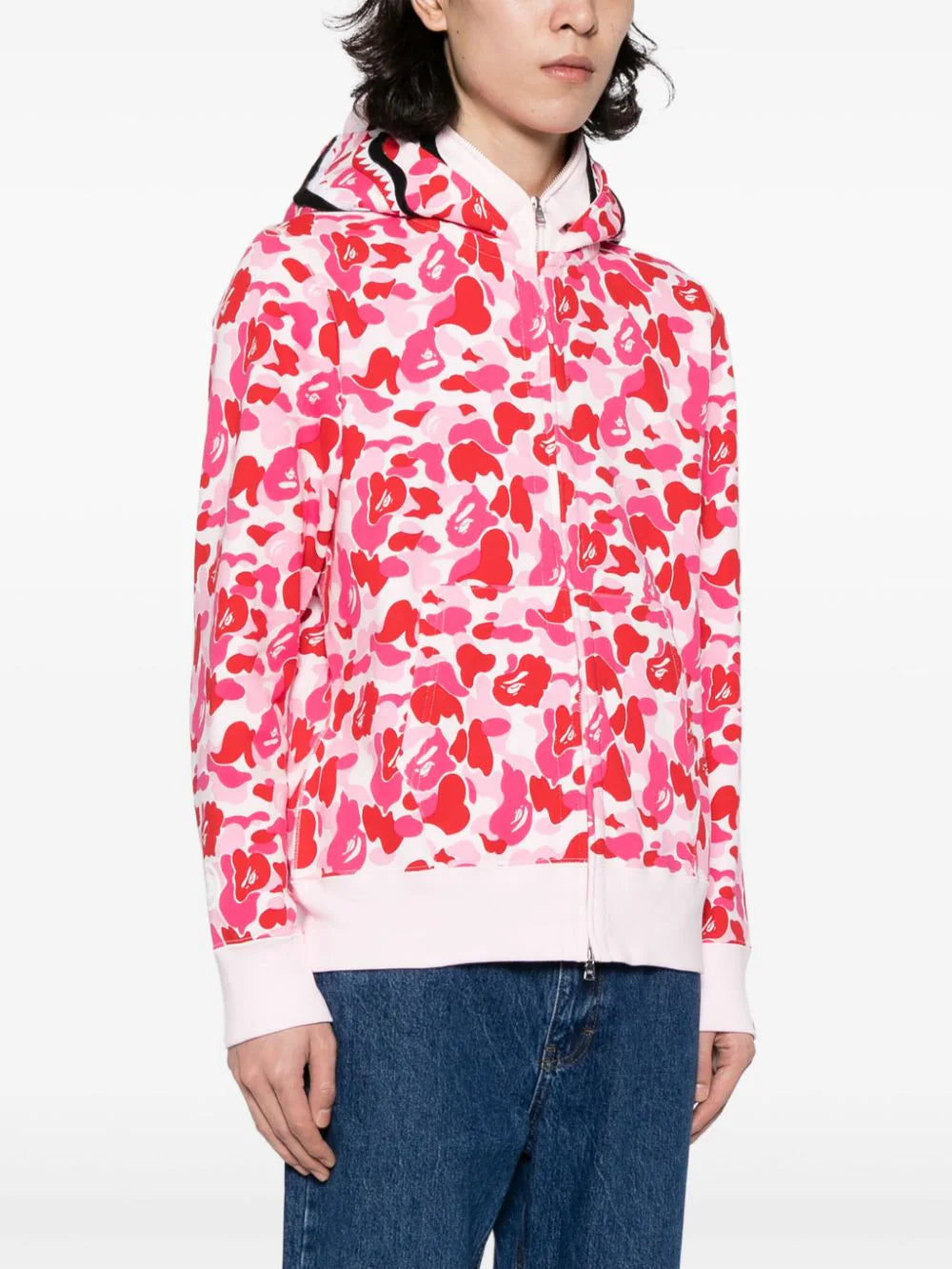 A BATHING APE®  ABC Camo Shark-print hoodie
