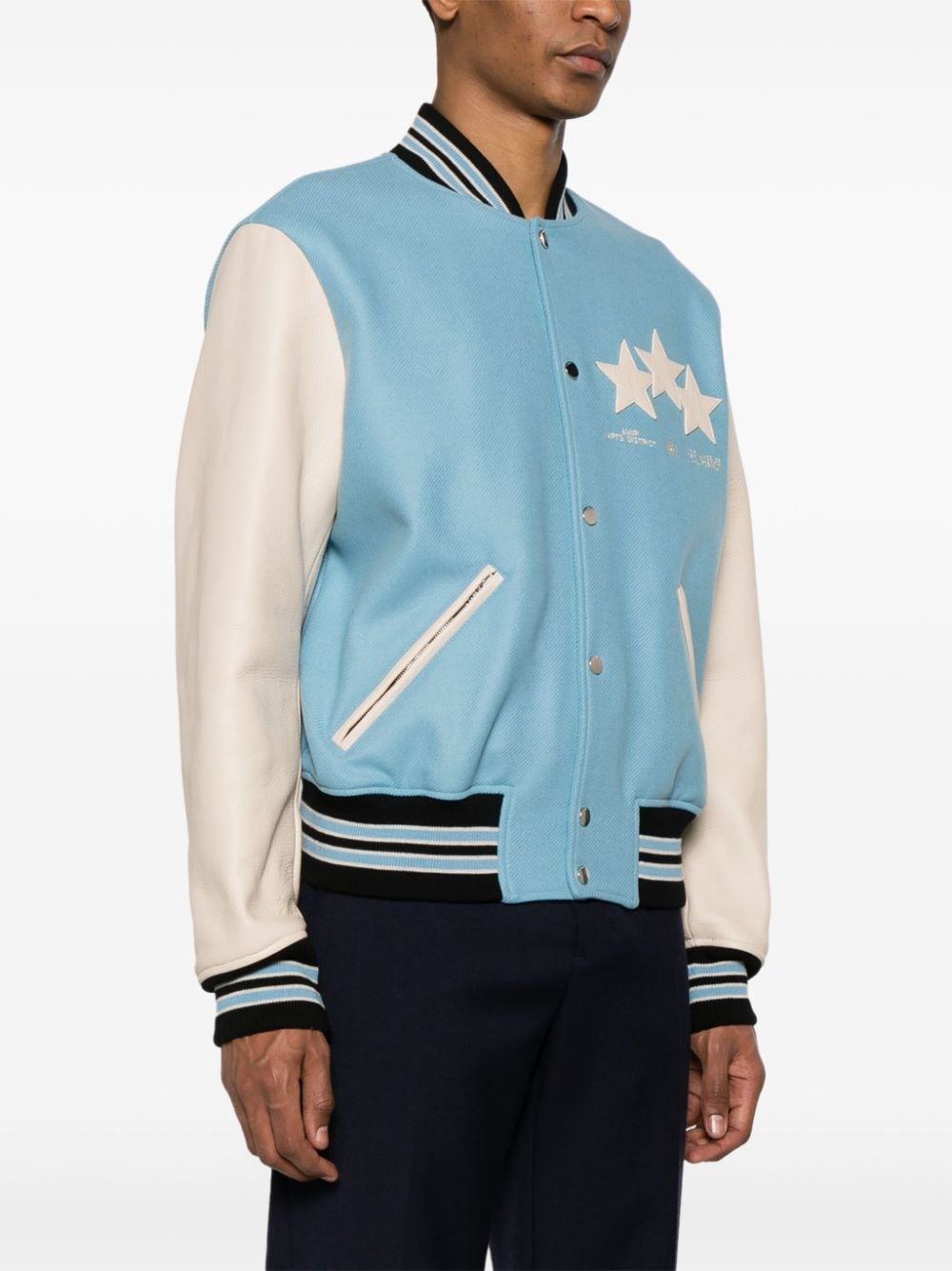 AMIRI star-patches bomber jacket