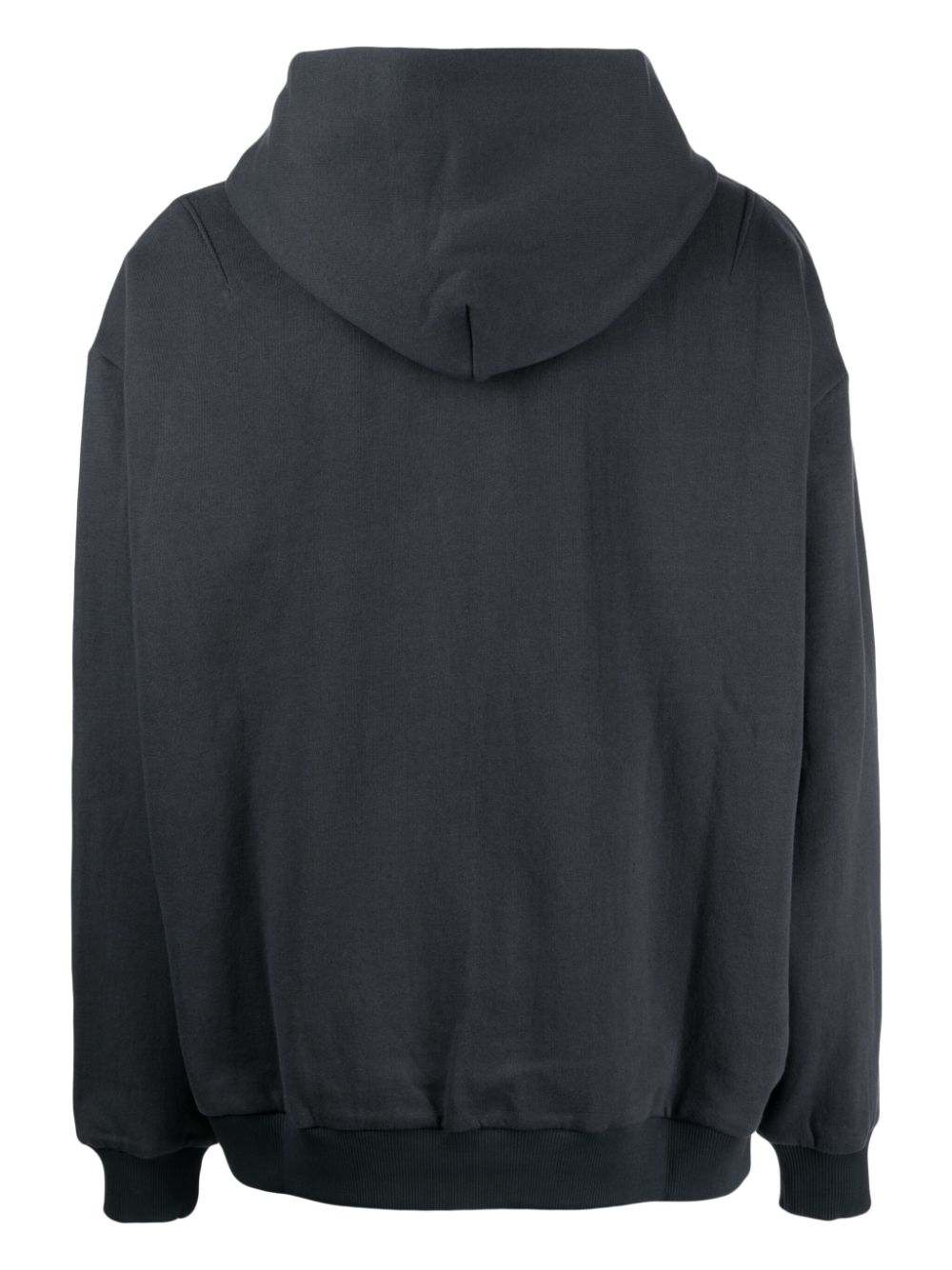 Buscemi logo-plaque cotton hoodie