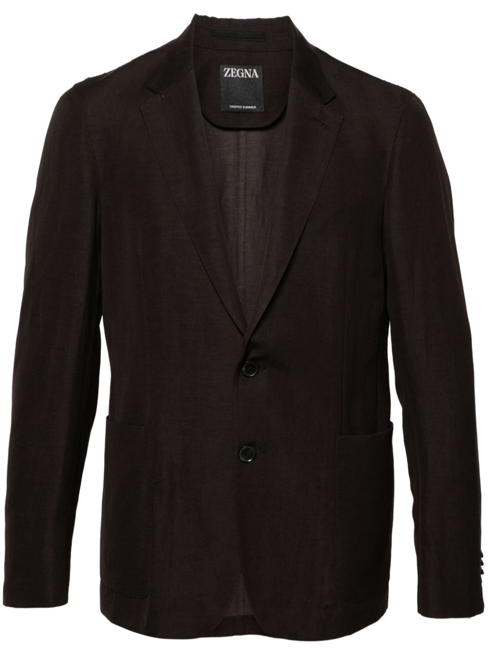 Zegna  notched-lapels single-breasted blazer