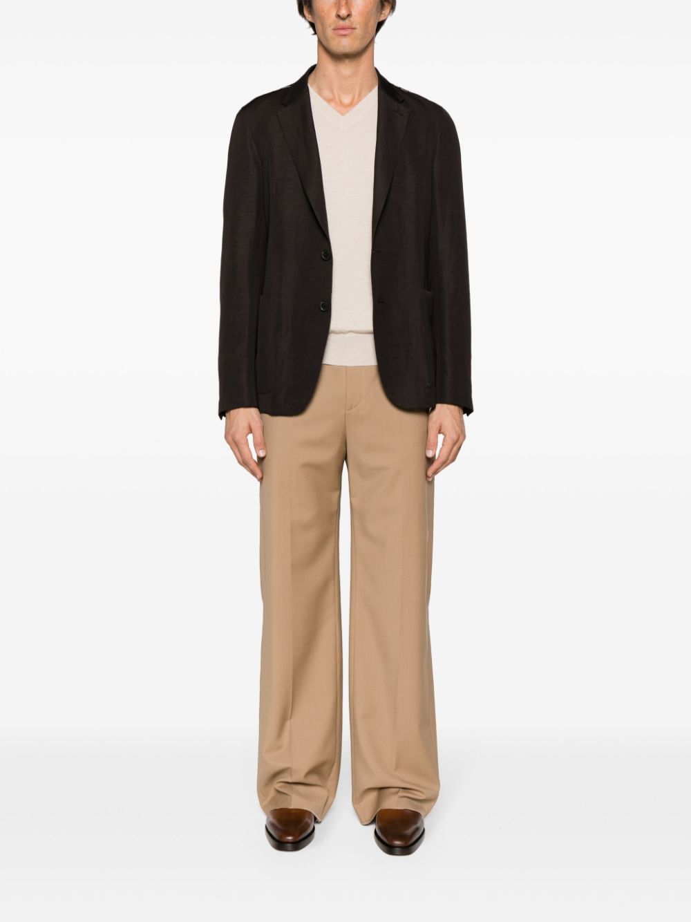 Zegna notched-lapels single-breasted blazer