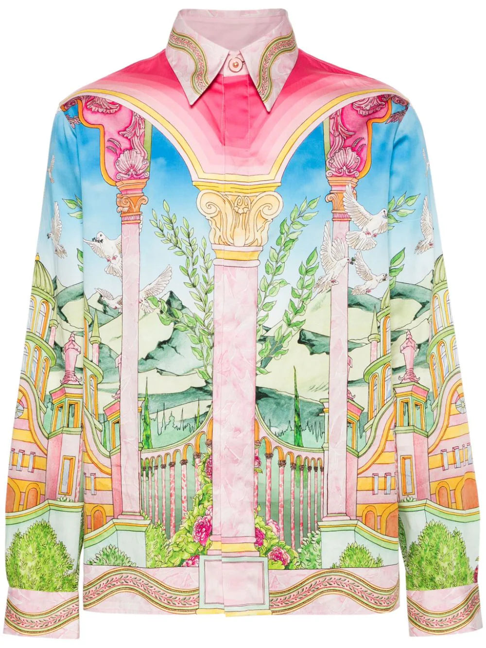 Casablanca  Le Jardin Ideal cotton shirt