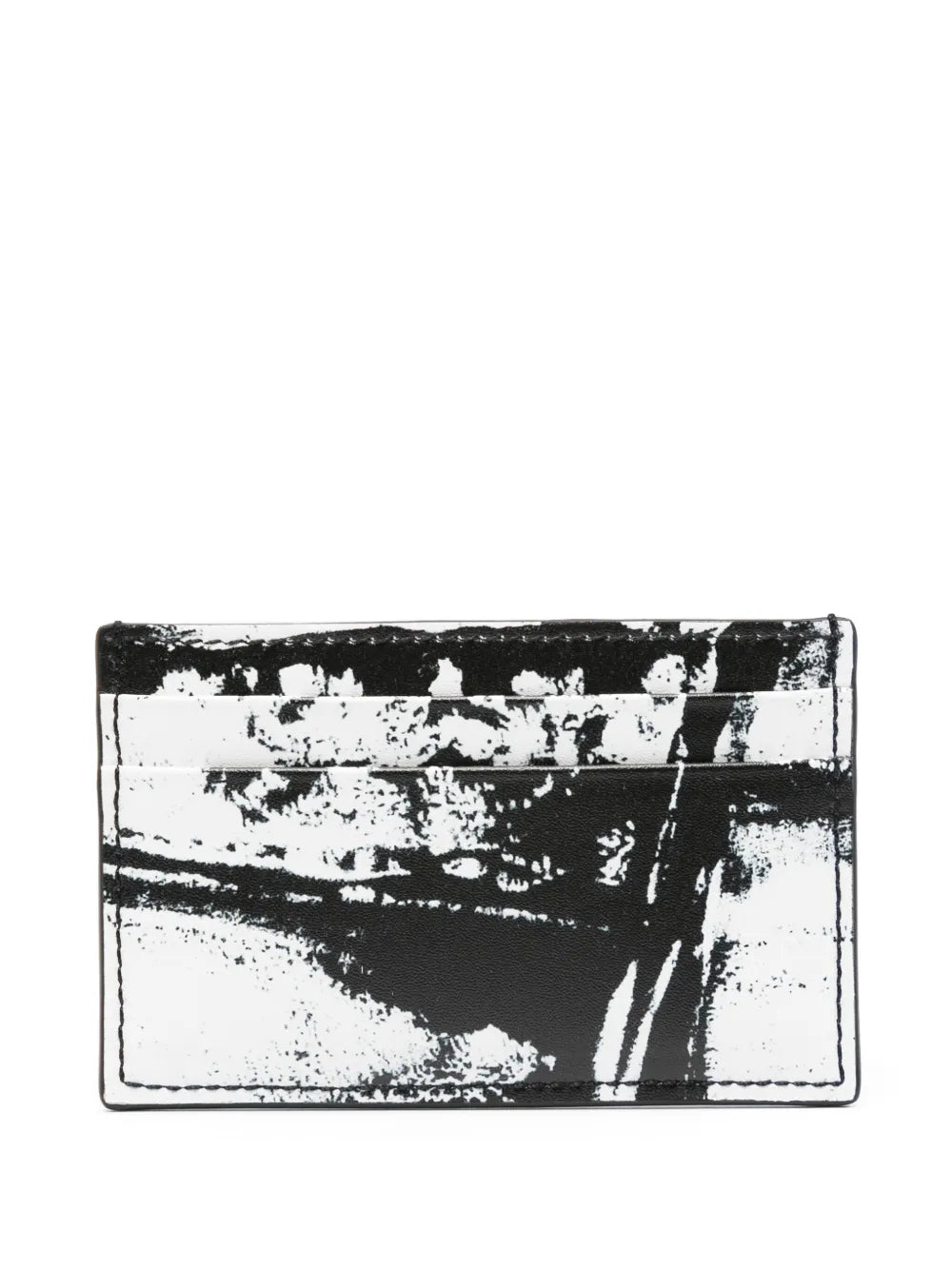 Alexander McQueen  Graffiti-print leather cardholder