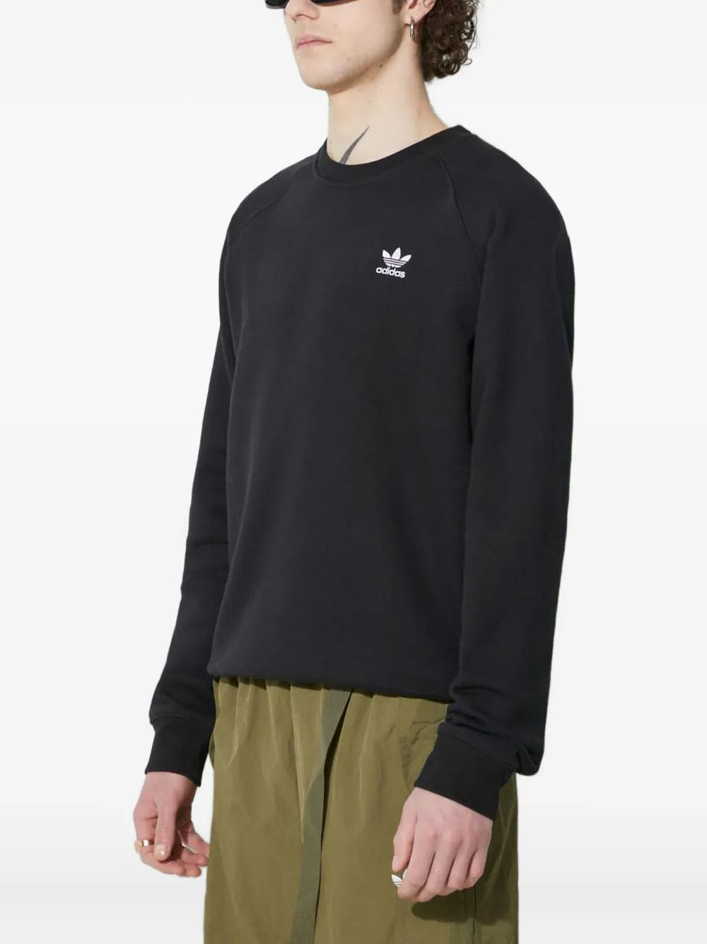 adidas logo-embroidered sweatshirt