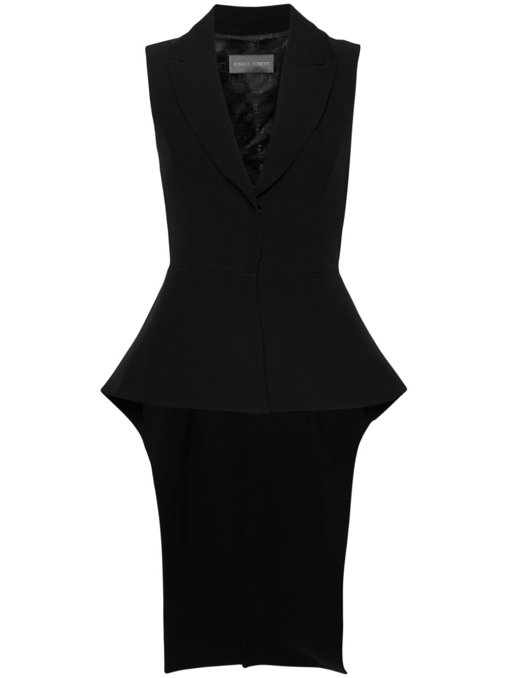 Alberta Ferretti  coat tail-detail waistcoat