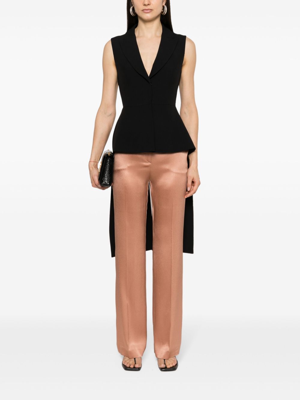 Alberta Ferretti  coat tail-detail waistcoat